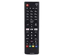 Telecomando di Ricambio per TV,Tangxi Telecomando Sostitutivo Ideale per TV,Controller Televisivo per LG AKB75095304 AKB75095305 AKB75095306 AKB75095308,8m Trasmissione,Prestazione Stabile,Nero