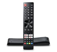 Telecomando di ricambio Sharp TV SHW/RMC/0137N, compatibile con Smart TV Sharp Aquos/Android T-C32FH2KF2AB, telecomando universale con 4 tasti di scelta rapida