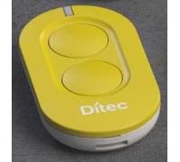 Telecomando Ditec/Entrematic 433,92 MHz ZEN2Y giallo 2 pulsanti con rolling code