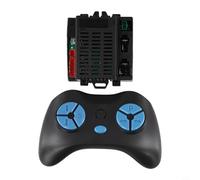 Telecomando e ricevitore per auto elettrica per bambini, set RX77, 12 V, 2,4 G, controllo di bilanciamento della frequenza per auto giocattolo, ricambio ABS, metallo, 1 set