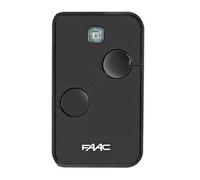 TELECOMANDO FAAC ORIGINALE XTO2 SLH-SL-DS-RC 433 Mhz NERO 2 TASTI RADIOCOMANDO