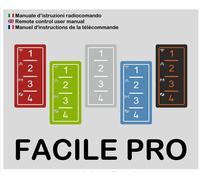 Telecomando Facile Pro Multifrequenza Rolling Code Eutech