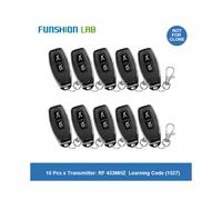Telecomando Funshion 433 MHz RF con codice di apprendimento 1527 EV1527 per cancello, garage, porta, controller,