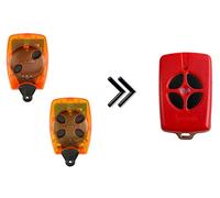 Telecomando garage originale Aprimatic TM4 compatibile con modelli precedenti APRIMATIC TR2, APRIMATIC TR4