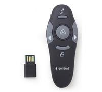 Telecomando Gembird WP-L-11 IR Wireless per schermo proiezione, Nero