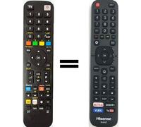 Telecomando gia' programmato per TV HISENSE SMART EN2A27