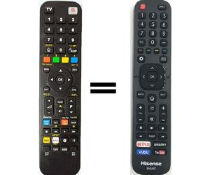 Telecomando gia' programmato per TV HISENSE SMART EN2A27