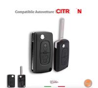 telecomando guscio chiave cover 2 tasti per citroen c1 c2 c3 c4 c5