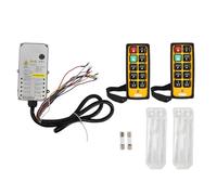 Telecomando industriale Doppia maniglia impermeabile resistente all'olio acido per paranco elettrico Gru ascensore Pompa per calcestruzzo CNC Macchinari per l'estrazione del (DC24V)