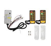 Telecomando industriale Doppia maniglia impermeabile resistente all'olio acido per paranco elettrico Gru ascensore Pompa per calcestruzzo CNC Macchinari per l'estrazione del (AC380V)