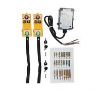 Telecomando industriale per gru e trasportatori elettrici, controller di sollevamento YU-2S con RF 800 MHz, resistente agli acidi dell'olio impermeabile, CC 24 V CA (DC24 V)