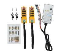 Telecomando industriale per sollevamento elettrico e gru, modello YU-6 con RF 800 MHz, controller in metallo e plastica, resistente agli acidi e all'olio, anti-caduta, compatibile con trasportatore