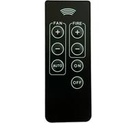 Telecomando Infrarossi 7 Tasti Ceza ETLXCZ002 Stufa a Pellet 86x33x6,4mm Nero