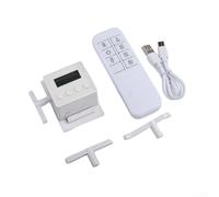 Telecomando intelligente con funzione timer RF Wireless Controller da parete per domotica facile da installare bianco