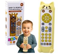 Telecomando interattivo per bambini con custodia in silicone - gatto beige