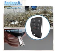 Telecomando Key Fob Per YGOG21TB2 Telecomando Senza Chiave Controllo 49 Chip 6