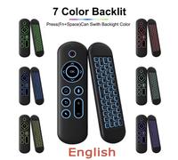 Telecomando Mini Wireless Tastiera Air Mouse Led Per Smart TV Box PC Dual Mode
