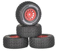 Telecomando Modello Gomma Forniture Auto Beadlock Ruota Fango Terrain Pneumatici Set Ruote Pneumatici Staccabile Fine Auto Parti Nero Elegante