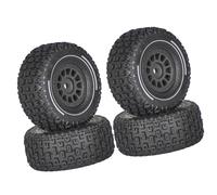 Telecomando Modello Gomma Forniture Auto Beadlock Ruota Fango Terrain Pneumatici Set Ruote Pneumatici Staccabile Fine Auto Parti Nero Elegante