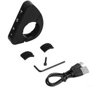 Telecomando multifunzione impermeabile per cuffie da casco da moto con connettività wireless e supporto per manubrio