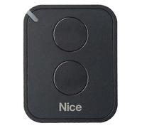 Telecomando NICE FLO2RE ON2E/A a 2 pulsanti per cancelli e porte da garage RB400 RB1000 Nero