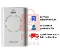 Telecomando ORIGINALE FAAC XT2 433 SLH LR master 2 tasti bianco 433,92MHz 787007