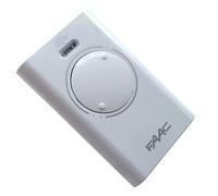 Telecomando originale FAAC XT2 433 SLH LR rolling code 2 tasti bianco 433,92MHz
