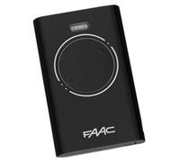 Telecomando originale FAAC XT2 433 SLH LR rolling code 2 tasti nero 433,92MHz