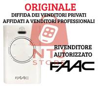 Telecomando ORIGINALE FAAC XT2 XT4 433 868 SLH LR master bianco