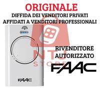 Telecomando ORIGINALE FAAC XT2 XT4 433 868 SLH LR master bianco