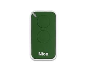 Telecomando originale Nice INTI 2G verde trasmettitore rolling 2CH per cancelli