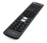 Telecomando originale Octagon OA RCU 06 per Spirit 4K Android TV e Spirit PRO 4K Android TV - funzione 2 in 1 senza formazione per il ricevitore e apprendibile per la televisione, telecomando