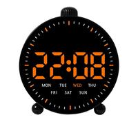 Telecomando Orologio da Parete Schermo LED con Temperatura Data Visualizzazione