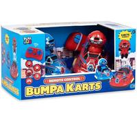 Telecomando Paraurti Auto Kart Set Luci Suoni & Autista Espulsione 2 Giocatore