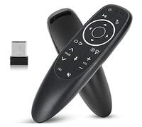 TELECOMANDO PC USB ILLUMINAZIONE LED AIR MOUSE GIROSCOPIO WIRELESS 2.4G controllo IR VOCALE compatibile per TV SMART COMPUTER QNAP BOX ANDROID PROIETTORE HTCP RASPBERRY TABLET SMARTPHONE OTG