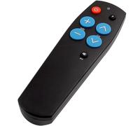 Telecomando per anziani TV, telecomando universale con tasti grandi, telecomando universale per TV e cavo IR, pre-programmato, funzionamento a batteria