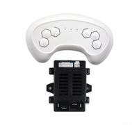 Telecomando per auto elettrica per bambini Ricambio per telecomando bianco | Bianco per l'aspetto, compatibile con molti modelli, facile installazione, trasmissione stabile del segnale