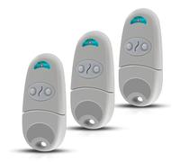 Telecomando per cancello 433,92 MHz - compatibile con CAME TOP432NA - 2 canali, 3 telecomandi + 3 paia di batterie a bottone - per porte di garage e cancelli automatizzati