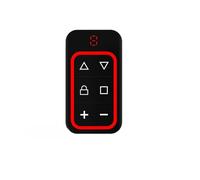 Telecomando per cancello garage - Controllo wireless sicuro, telecomando universale a 6 pulsanti, dispositivo di apertura automatica della porta, accesso residenziale intelligente | di control