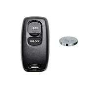 Telecomando per chiave auto, 1 alloggiamento 2 tasti + 1 batteria CR2025 per Mazda