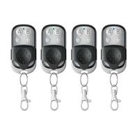 Telecomando per Garage Universali 3Pcs, 433.92MHz Telecomando Cancello Sostitutivo con 4 Tasti Clonazione Telecomandi Automatico Duplicatore Garage Door Remote Fob Senza Fili Incluse Batterie