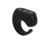 Telecomando per Girare la Pagina, Controller per L'Anello di Rotazione della Pagina Dell'APP Bluetooth Wireless, Anello di Scorrimento Remoto per Leggere Romanzi Scattare Foto (Nero)