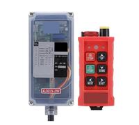 Telecomando per gru, Interruttore del portellone posteriore telecomando industriale della gru di sollevamento controllo idraulico auto a singola velocità a 4 pulsanti(B,DC10-30V)