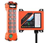 Telecomando per gru senza fili industriale gru a ponte carroponte trasmettitore a 12 Canale pulsanti e ricevitore 24V 36V 220V H112