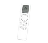 Telecomando per il clima domestico con display LCD, ricambio bianco, pulsante di accesso rapido per temperatura, ventilatore, modalità, oscillazione, timer e sonno, telecomando di ricambio per