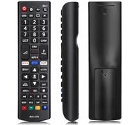 Telecomando per LG Universale TV,LG Telecomando RM-L1379 per TV Smart LCD QLED HDTV 3D 4K Compatibile,Con Netflix & Amazon Streaming Buttons
