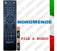 Telecomando per NORDMENDE selezionare il modello arriva giÃ pronto