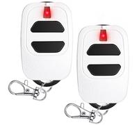 Telecomando per porta del garage, 433,92 MHz, 2 pezzi, telecomando apriporta del garage, 2 canali, compatibile con GTI2/4, GT2/4, Mio TR2/4, Mio TR2N/4N, telecomando per cancello - bianco