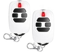 Telecomando per porta del garage, 433,92 MHz, 2 pezzi, telecomando apriporta del garage, 4 canali, compatibile con GTI2/4, GT2/4, Mio TR2/4, Mio TR2N/4N, telecomando per cancello - bianco