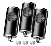 Telecomando per porta del garage, 868 MHz, 3 pezzi, telecomando apriporta del garage, 4 canali, compatibile con telecomando HSE-4-868-BS, HSE2-868-BS, HS4-868-BS, HS1-868-BS, HSS4-868-BS, HSP4-868-BS